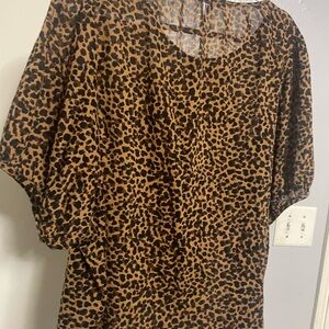 Madewell Leopard Print Blouse